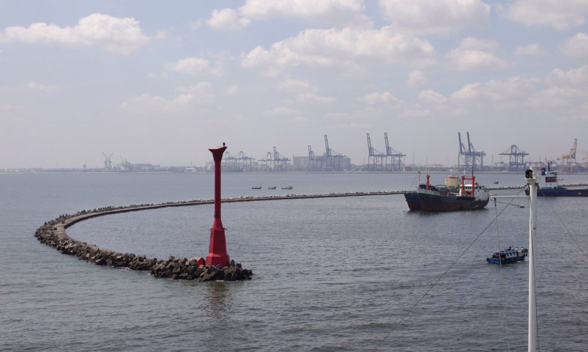 Gerbang masuk Pelabuhan Tanjung Priok Jakarta